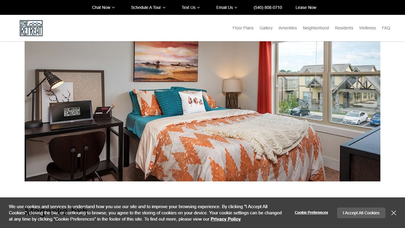 Magnolia 5x5 | 5 Bed Apartment | The Retreat at Blacksburg